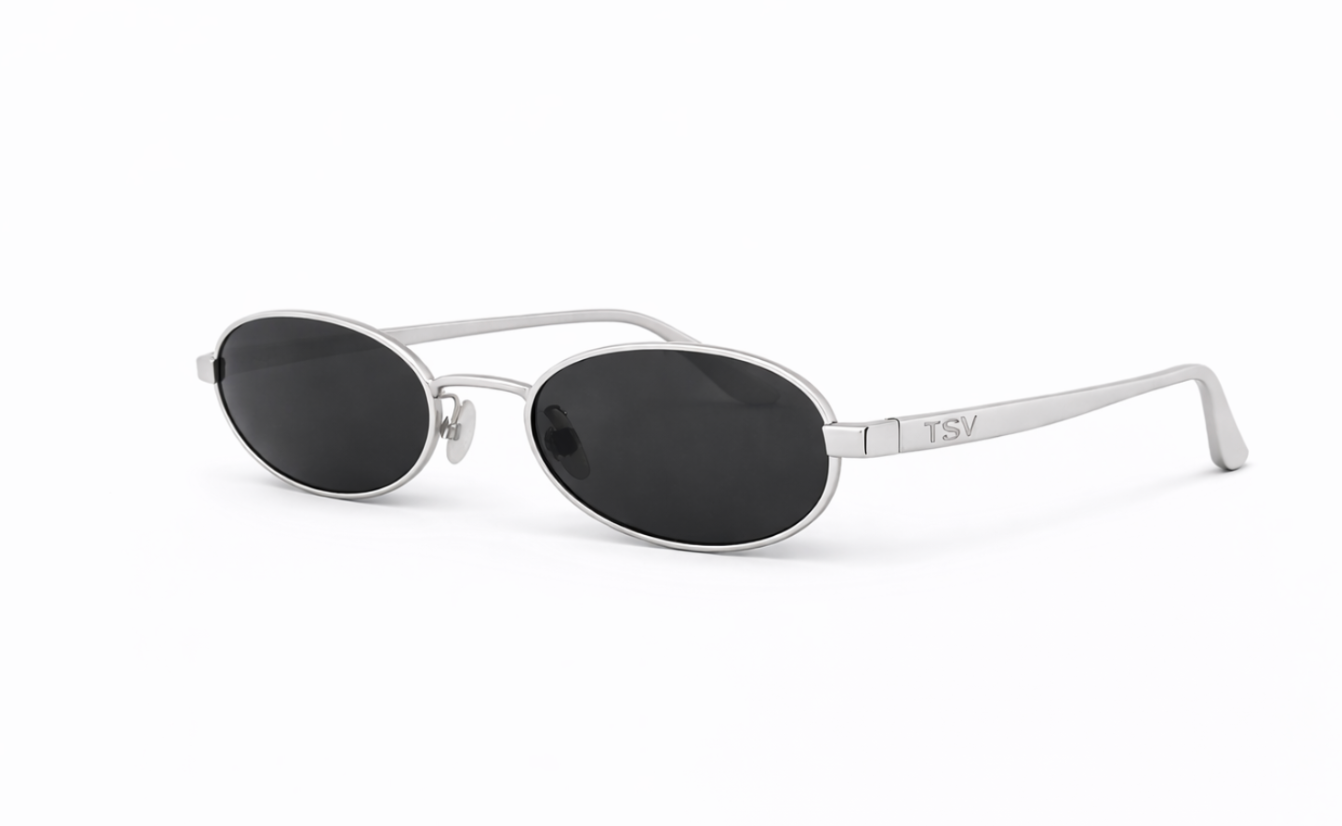 Sleek Oval - Silver