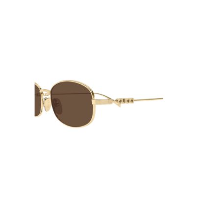Gucci - GG Oval Gold Frame