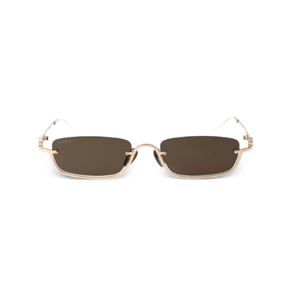 Gucci - Rimless Rectangle Frame