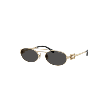 Miu Miu - Pale Gold Oval Frames