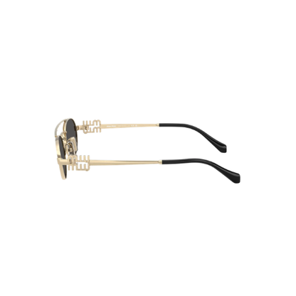 Miu Miu - Pale Gold Oval Frames