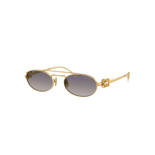 Miu Miu - Gold Oval Frame