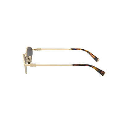 Miu Miu - Pale Gold Dark Grey Cat Eye Frame
