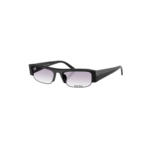 Miu Miu - Dark Grey Square Half Frame
