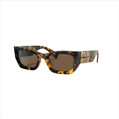 Miu Miu - Honey Havana Rectangle Frame