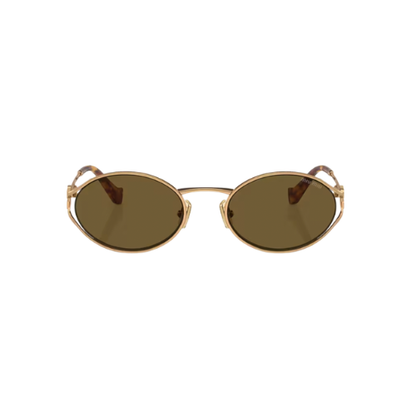Miu Miu - Logo Loden Gold Frame