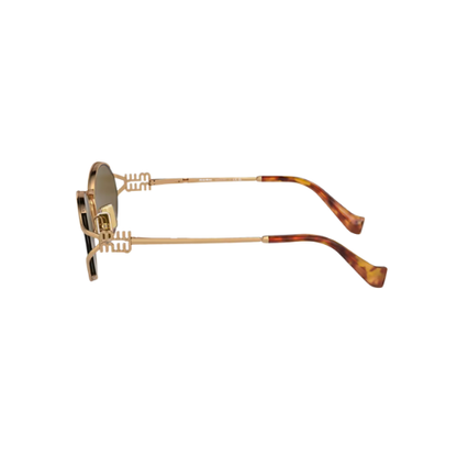 Miu Miu - Logo Loden Gold Frame